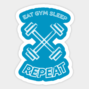 Cool Gym T-Shirt Sticker